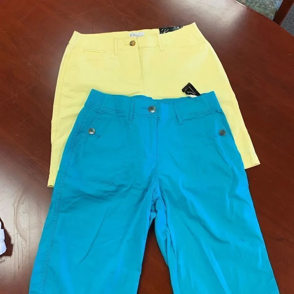 Kim Rogers  3 pr Bermuda Shorts sz 6 NWT